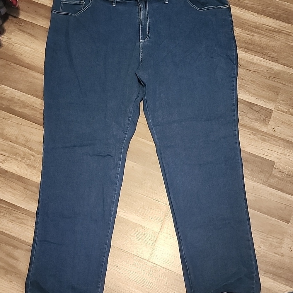 Liberty Blues Jeans Men's Big Size 60 x 38 Blue Denim Loose Fit Straight Leg NWT